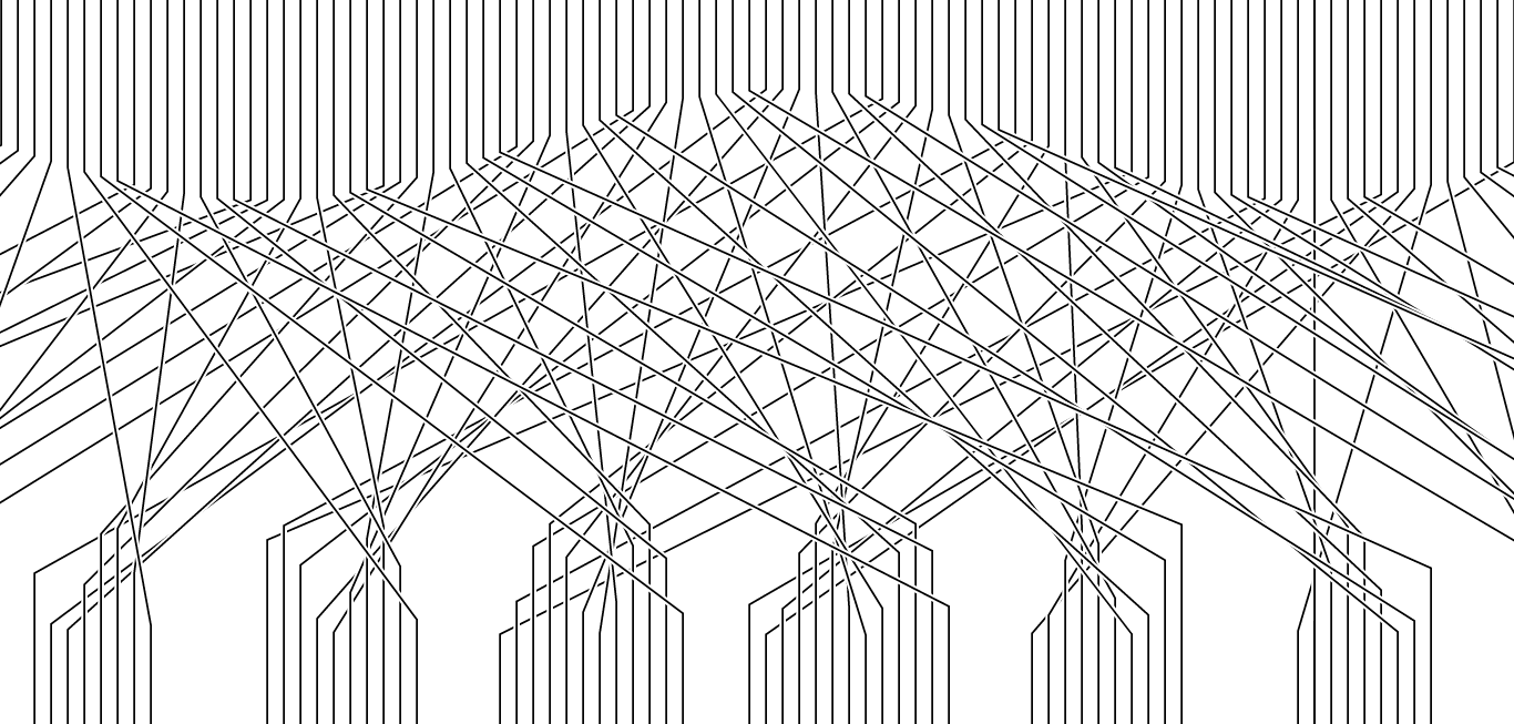 More crossing lines images.