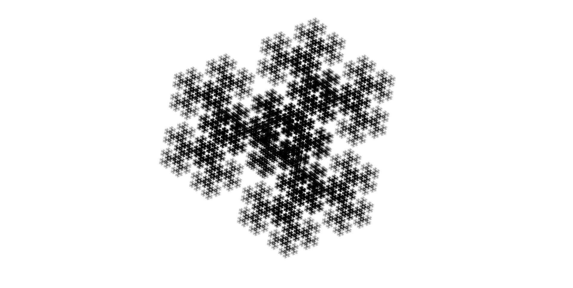 Hexagonal snowflake